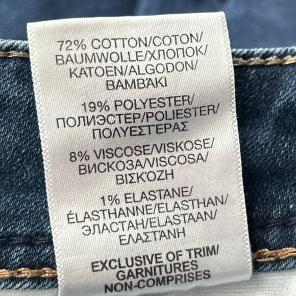 Silver Suki Jeans Skinny Womens 26/29 Blue Stretch Denim Heavy Stitching - Picture 7 of 10